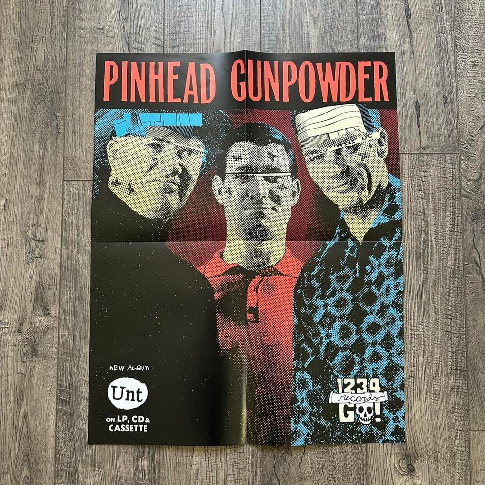Pinhead Gunpowder Greenday Album Record Exclusive Music Promo Poster